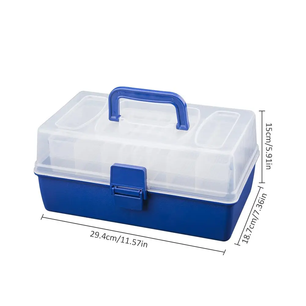 

Waterproof Fishing Box Large Capacity Fish Lure Container Box Durable Fishing Equipment Carrying Case Storage Fishing Accessorie