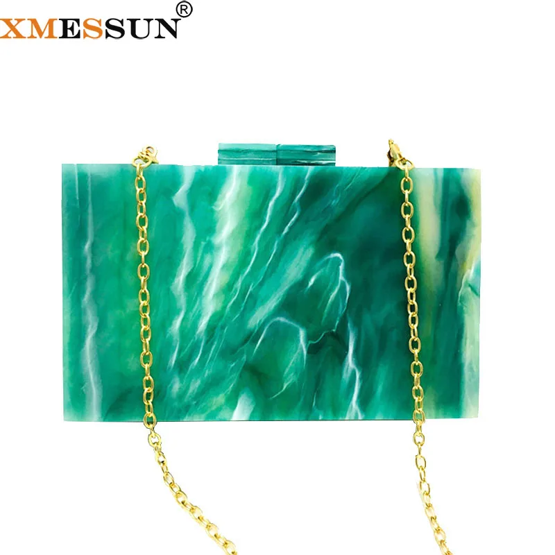 XMESSUN Новый Для женщин прозрачный акрил сцепления кошелек прозрачная сумка 2021