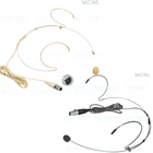 Наушники TA3F mini XLR, 2 цвета, для AKG, Samson, беспроводные, микрофоны, черный или бежевый, MiCWL B40