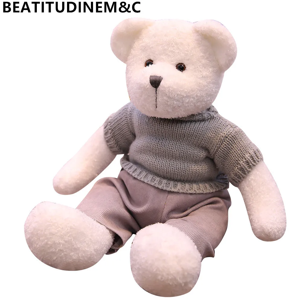 Новинка плюшевый медведь в американском пасторальном стиле для пар плюшевая