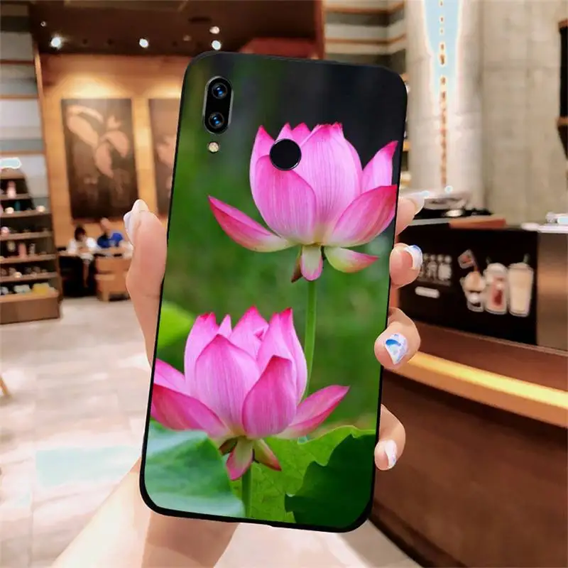 

Lotus Flowers pattern Phone Case For Xiaomi Redmi note 7 8 9 t k30 max3 9 s 10 pro lite