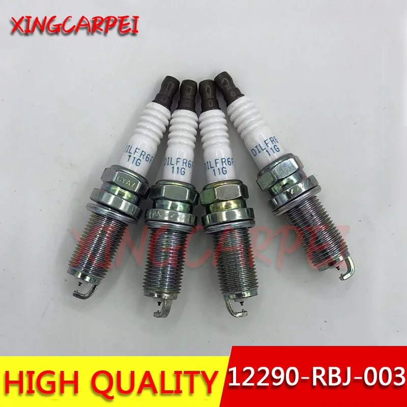 4 шт./лот 12290 RBJ 003 DILFR6F11G Автомобильная иридиевая Свеча зажигания подходит для Honda