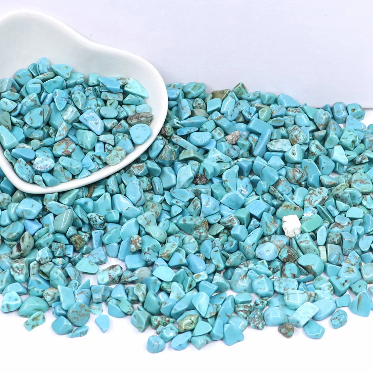 7-9 мм 200 г с добавлением цвета бирюза кристалл ремонт горный минерал образец