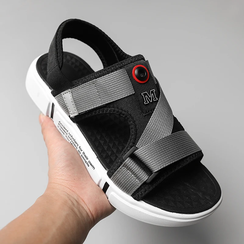 

Туристические сандалии Sandalen; Heren сандалии для Для мужчин 2020 Sandalle Homme и узором в форме сердечек Erkek летняя пляжная обувь, сандалии Sandalia Masculino
