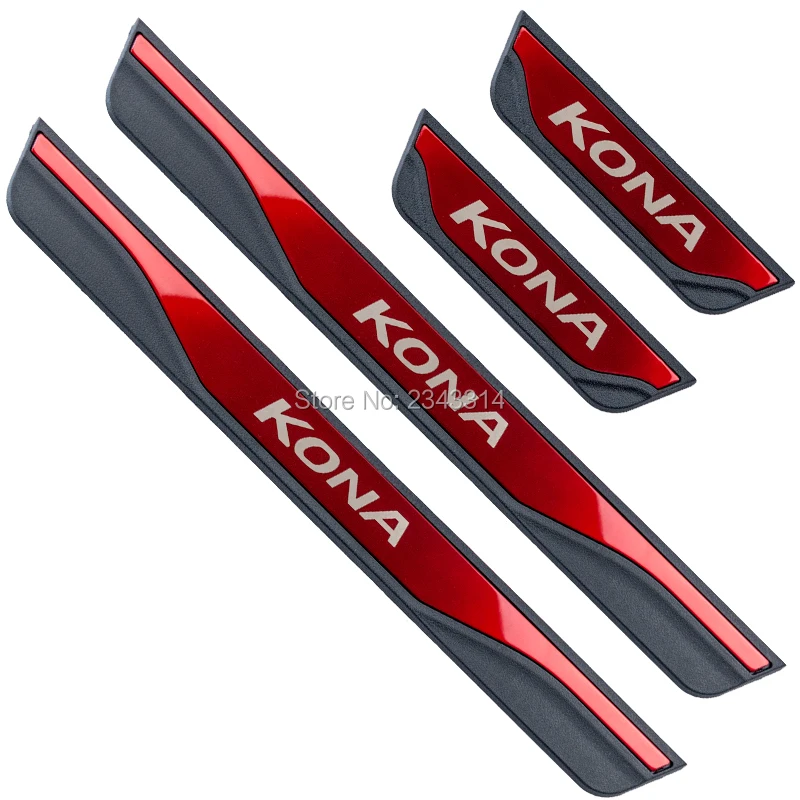 Для hyundai KONA Нержавеющая Накладка на порог, накладка на педаль, аксессуары для стайлинга автомобилей