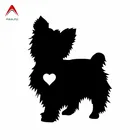 Наклейка на автомобиль Йоркширский терьер, 10 см х 12 см