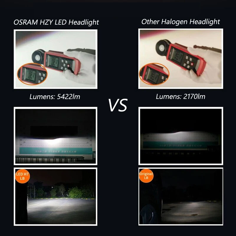 Светодиодный налобный фонарь OSRAM H1 HYZ холодный белый светодиодный 6000K