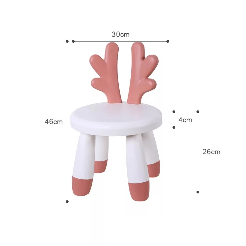 

New Home Chair Baby Stool Footboard Indoor Furniture Child Stool Toy Sofa Stool Children Chair Cartoons Deer Chair Bench