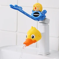 bathroom faucet extender for kids toddler bath toys cartoon handle baby washing hands tool sink accessories water spraying tool