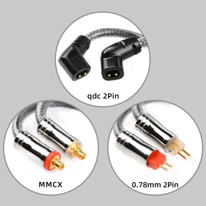NiceHCK JIALAI JLDT2 экономичный OCC HiFi наушник IEM кабель провод 3 5/2 5/4 4 мм MMCX/QDC/0 78 2Pin для NRA ZEX