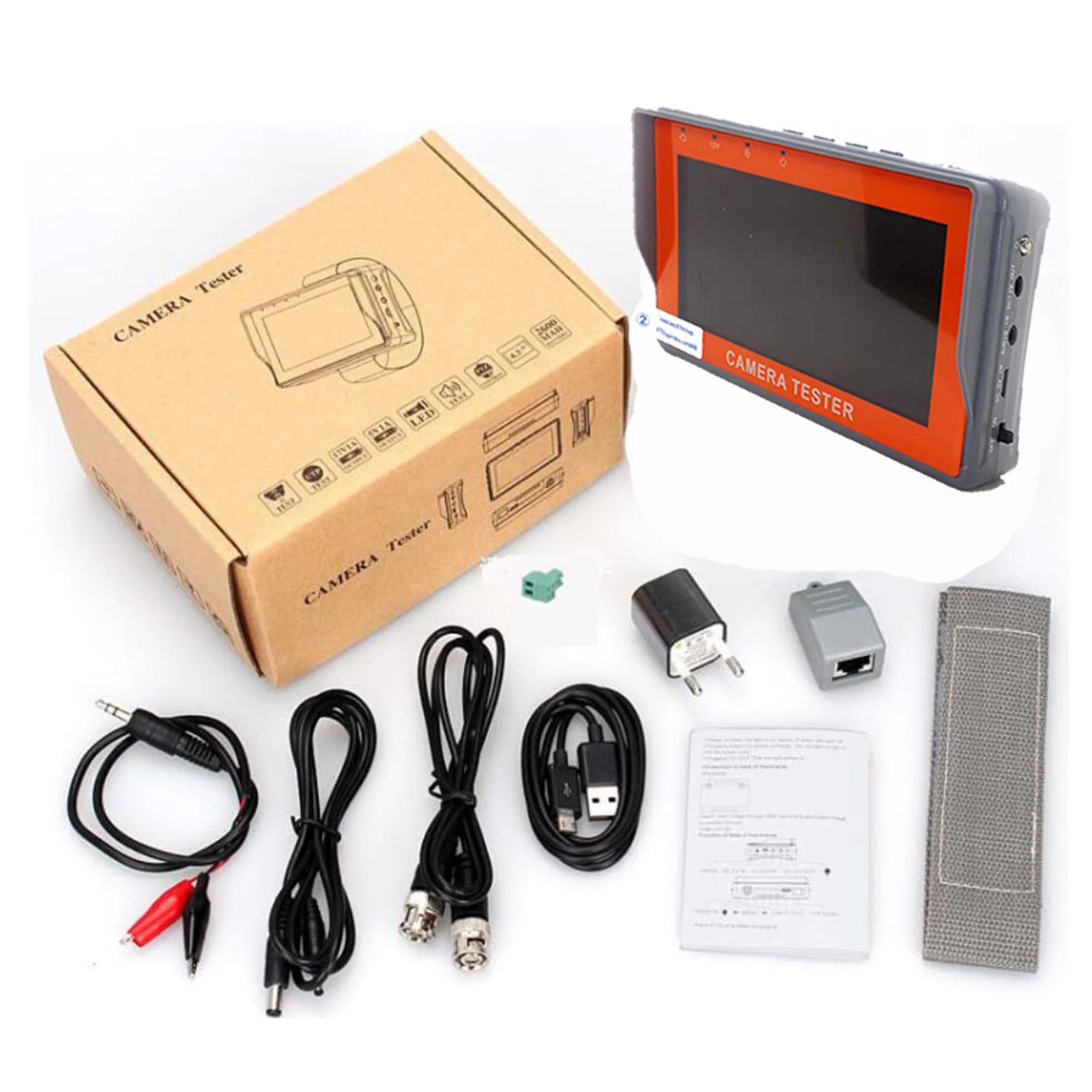 IV7A 4 3 дюймовый HD AHD CCTV тестер монитор 1080P тестирование аналоговой камеры PTZ UTP