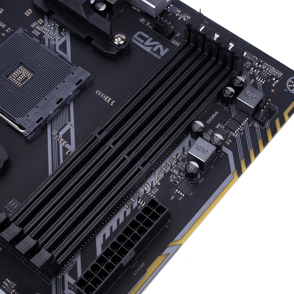 Цветная материнская плата CVN X570 GAMING PRO V14 с мульти-защитой AMD AM4 Dual Turbo M.2 PCI-E 4,0X16 слотов ALC1150 материнская плата