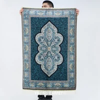 2 7x4 blue liberty handmade silk area rug home decor carpets ywx209a