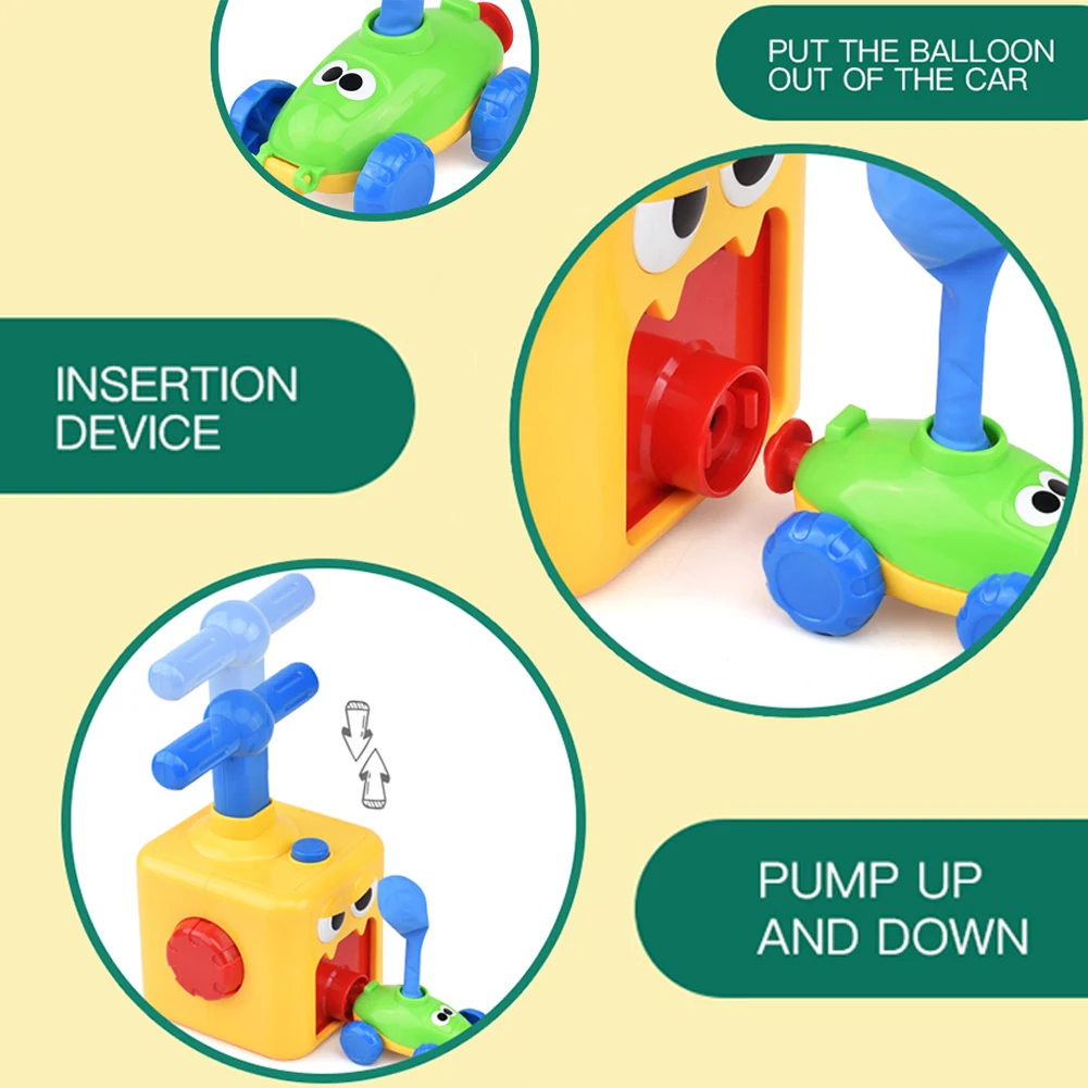 Новый инерционный воздушный шар автомобиль с ракетой летающий Забавный