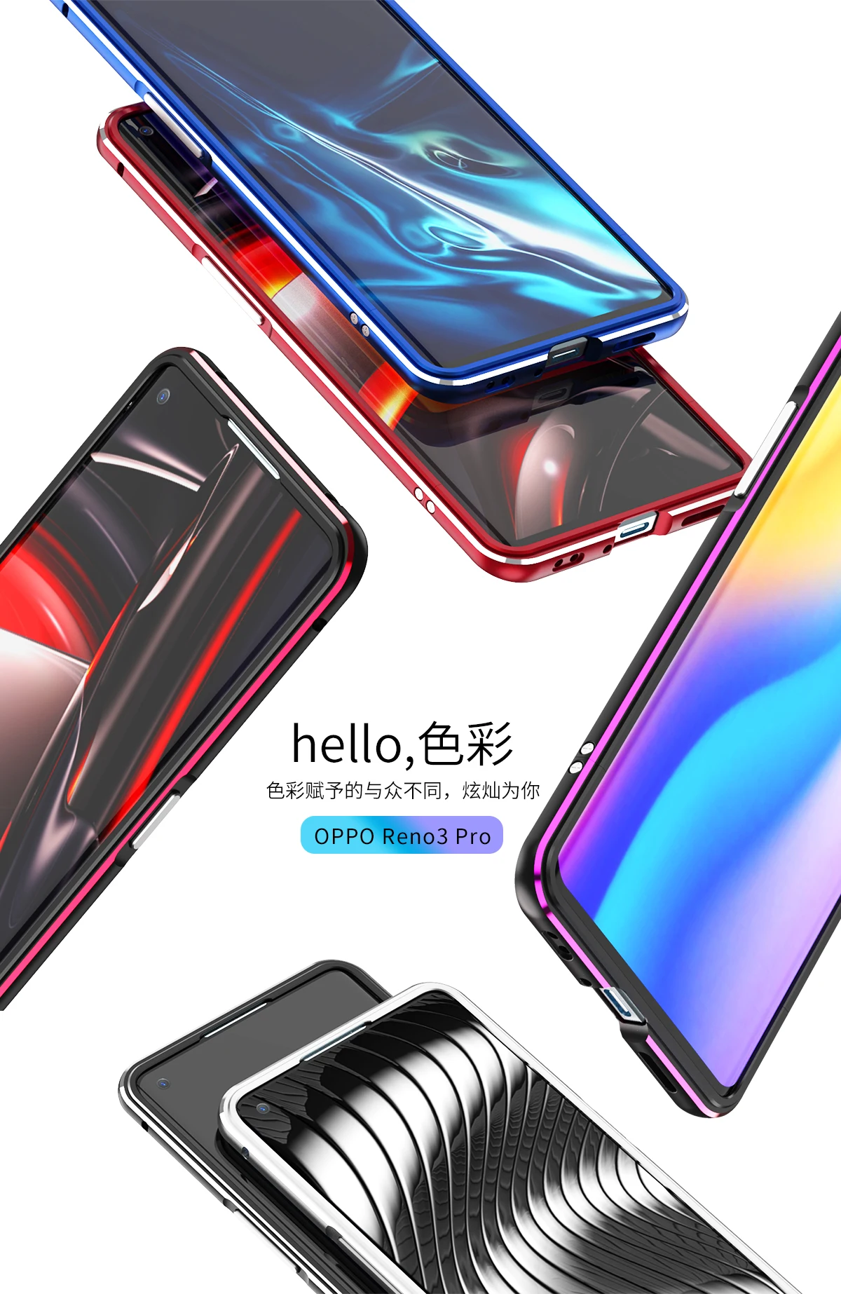 

ICCKER Shockproof Metal Frame Case for Sony Xperia 1 II 10 II XZ4 Aluminum Alloy Bumper Protective Coque Anti Fall Shell Funda