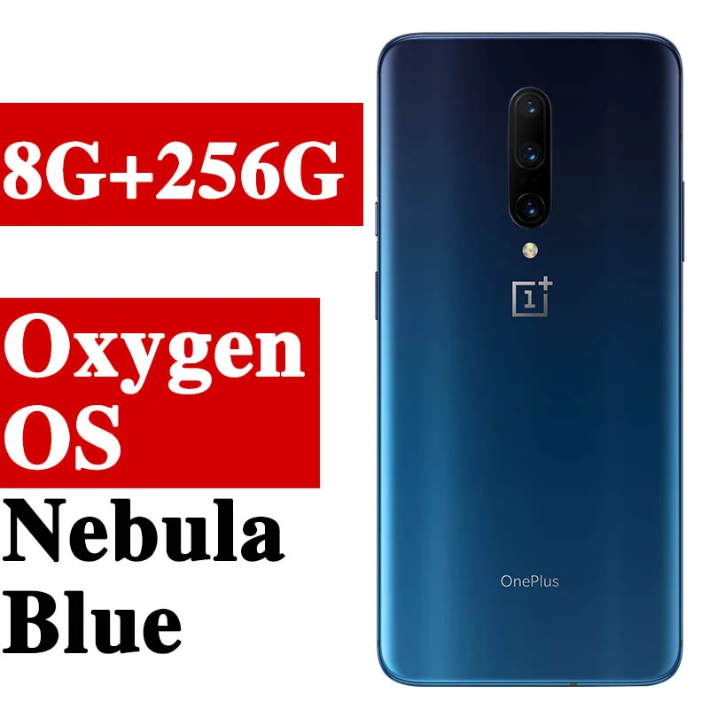 8G 256G blue Универсальный ПЗУ Oneplus 7 PRO 6,67 дюймов мобильный телефон Android 9 Snapdragon 855 6G ram 128G rom NFC экран разблокировка смартфона - Цвет: 8G 256G blue