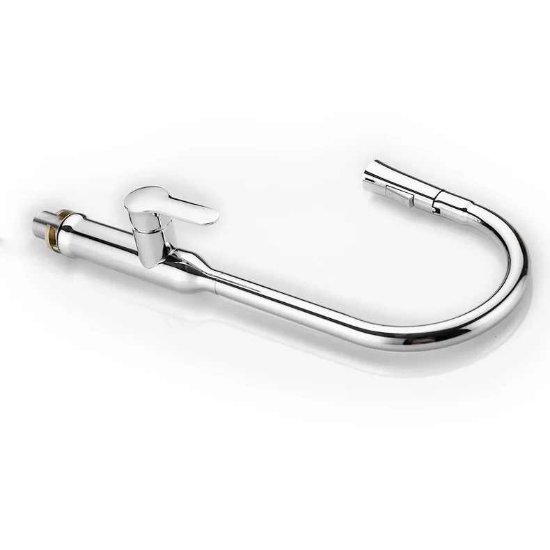 

100% Рафинированный медный хромированный кухонный смеситель, двухфункциональный смеситель для мытья овощей, смеситель для раковины, не соде...