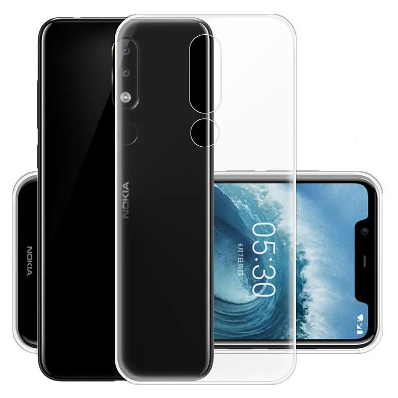 Силиконовый TPU чехол для телефона Nokia 6 2 7 3.1C: 3 5 8 от до 1 плюс X5 X6 4 ультра тонкий