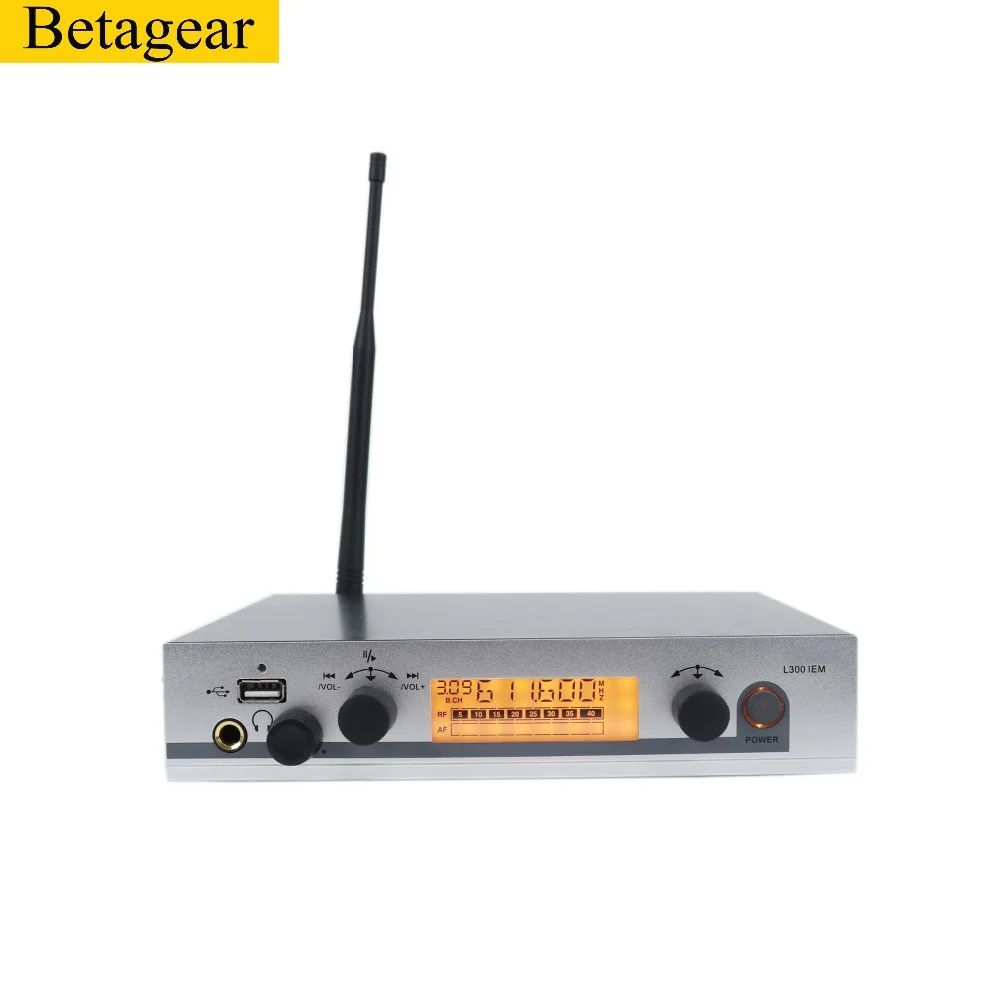 Betagear система передатчиков для сценических выступлений 300IEM G3 SR300 IEM персональный монитор беспроводная система в ухо монитор система аудио Профессиональный