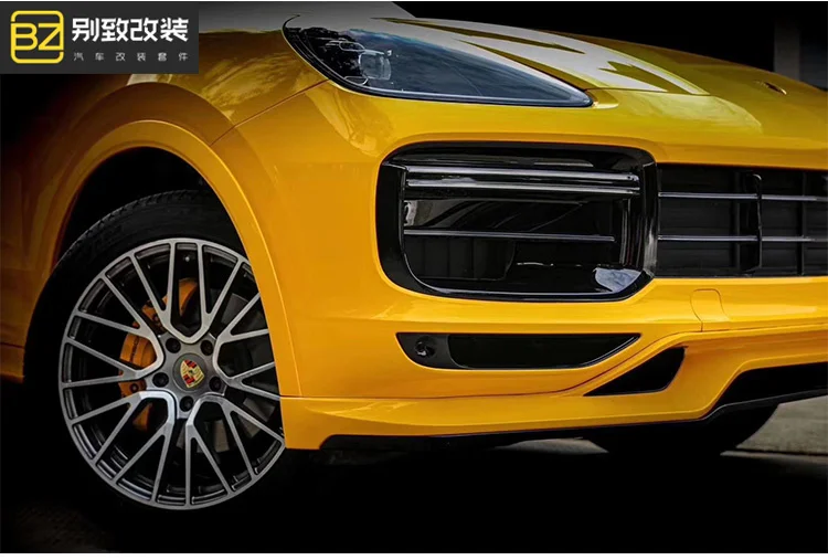 

Lucky2021 подходит для Porsche 18-20 Cayenne, модифицированное большое объемное колесо Turbo, брусок для бровей, передняя и задняя губы