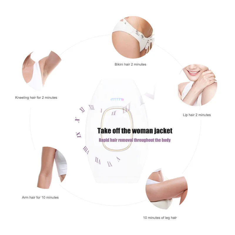 

2019 IPL Laser Hair Removal Handset Permanent Laser Hair Removal At Home Permanent Hair Removal for Women and Men