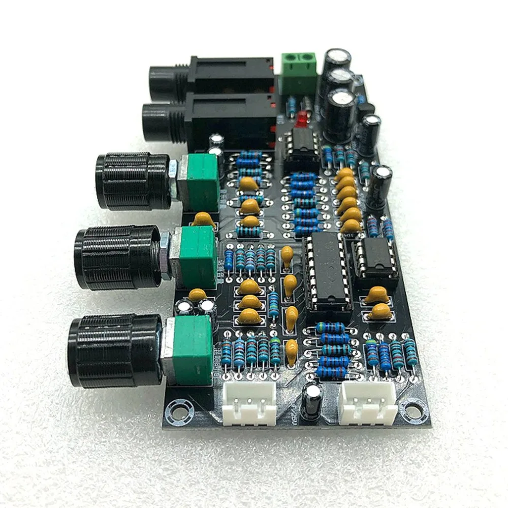 XH-M273 PT2399 цифровые микрофонные усилители доска реверберации караоке реверберации NE5532 Предварительный усилитель тональная плата
