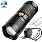 XHP90.2 супер яркий Масштабируемые светодиодные двойной головкой вспышки светильник Водонепроницаемый Перезаряжаемые фонарь рабочий светильник Точечный светильник Floodling Фонари