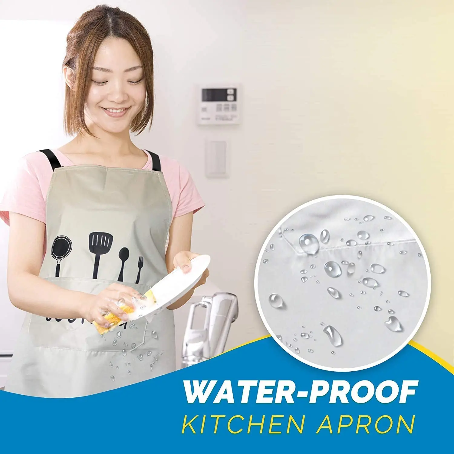 

Новинка 2021, модный Рабочий Фартук унисекс для мужчин, брезентовый черный фартук, Регулируемый Кухонный Фартук с карманами для инструментов