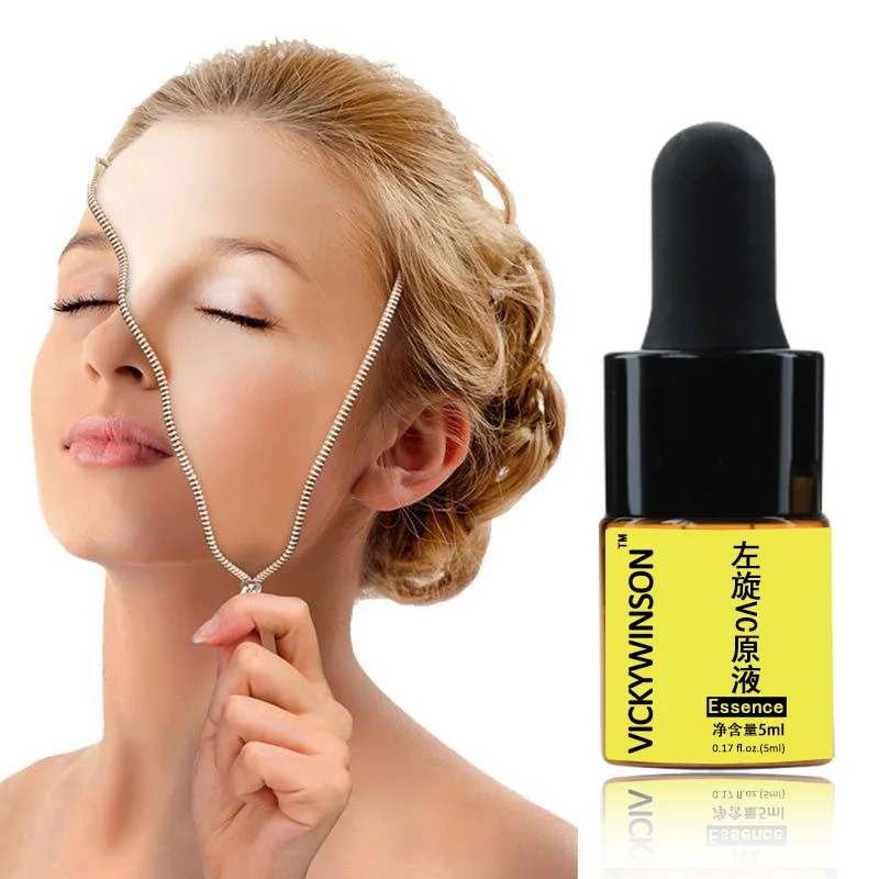 

VC essence 5ml Whitening Face Serum Ampoule Moisturizing Anti-Aging Wrinkle Lifting Firming Skin Essence Relieve Dull Elastic