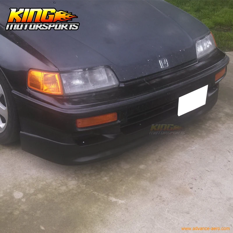 Подходит для переднего бампера 1990-1991 Honda CRX Si только в стиле CS спойлер губ