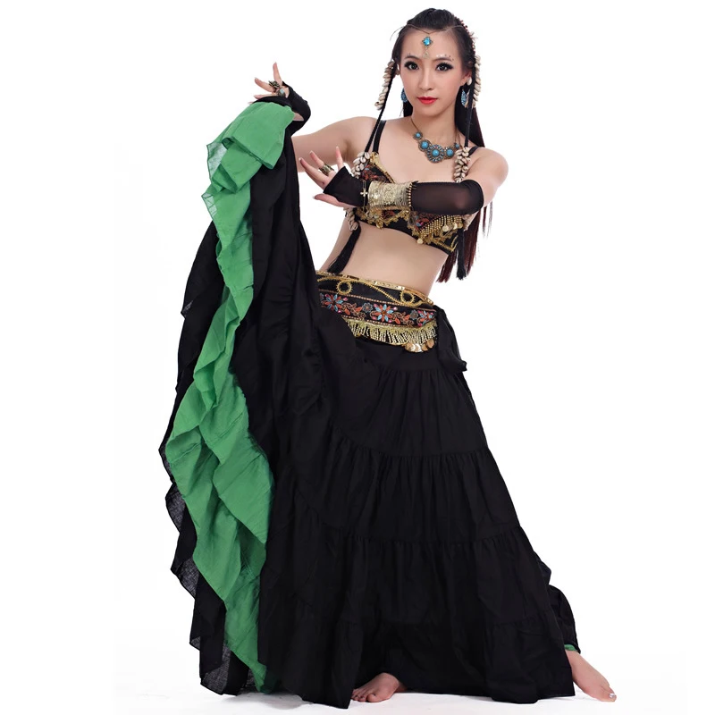 Популярный этнический костюм в американском стиле для танца живота женщин