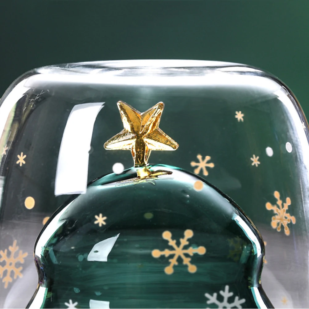 Рождественская термостойкая кухонная чашка с двойными стенками 300 мл | Дом и сад