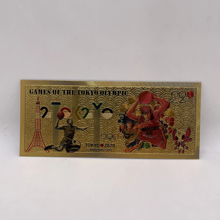 10 шт./лот японское аниме SLAM-DUNK Токийские игры банкноты спортивные открытки для