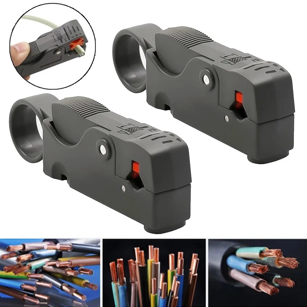 

2pcs Automatic Stripping Pliers Wire Stripper Multi-tool Crimping Pliers Cable Stripping Plier With Wrench