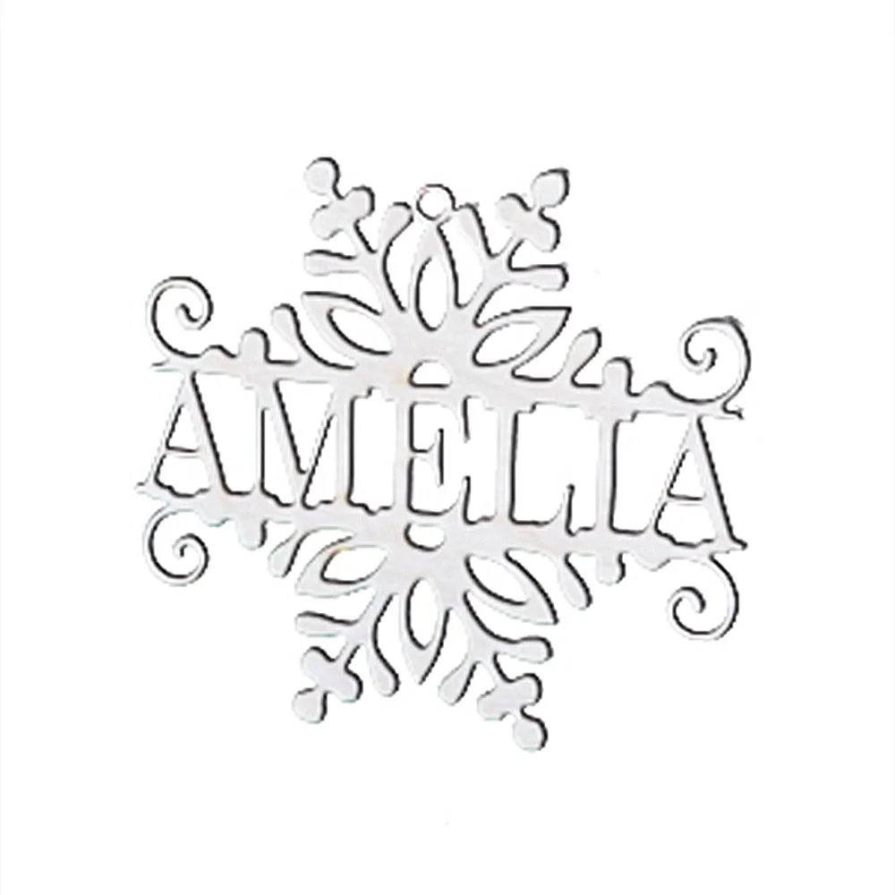 

AurolaCo Customized Christmas Gifts Custom Christmas Tree Accessories Personalized Name Gift for Family