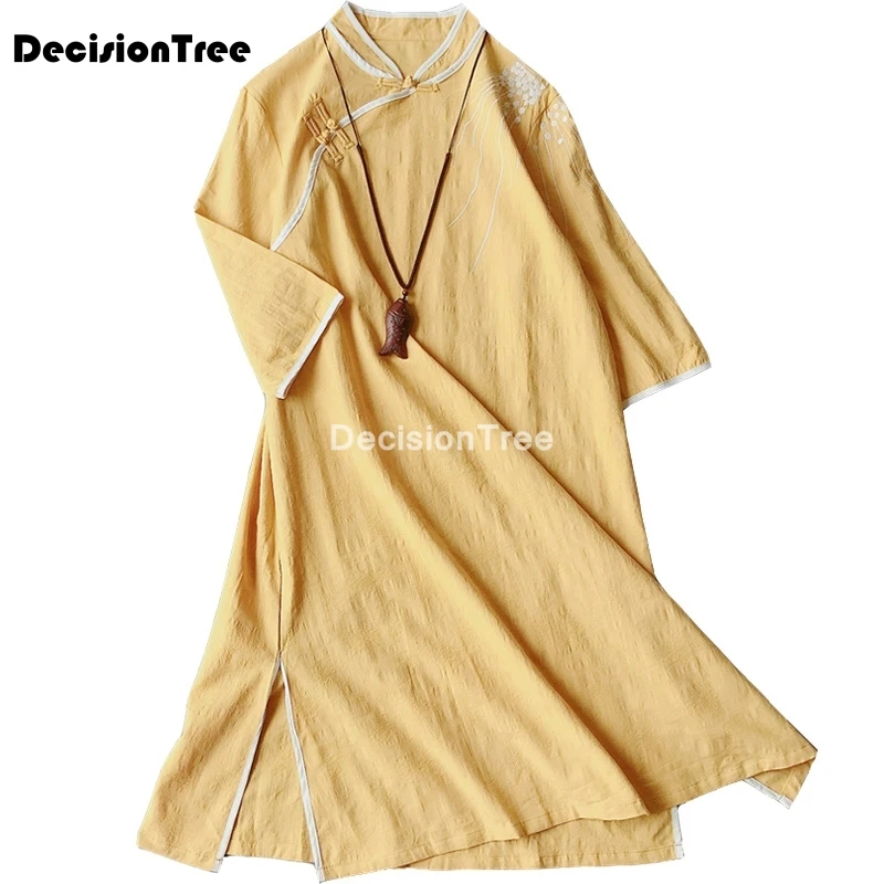 

Женское облегающее платье в восточном стиле, платье для невесты в традиционном китайском ретро-стиле Ципао с принтом, элегантный костюм для...