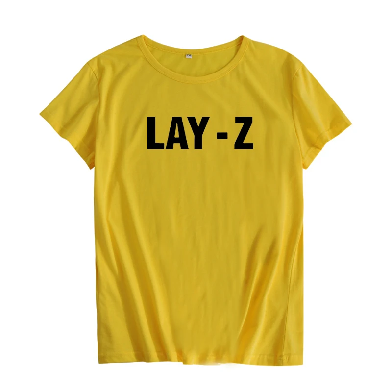 Футболка lazy Lay Z забавная с принтом лозунг tumblr модная футболка надписью женская