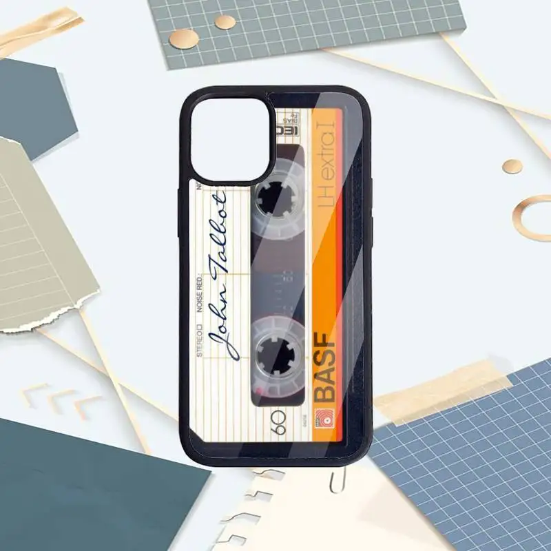 

CLASSIC RETRO CASSETTE Phone Case PC For iPhone 11 12 pro XS MAX 8 7 6 6S Plus X 5S SE 2020 XR Anti-fall protective funda