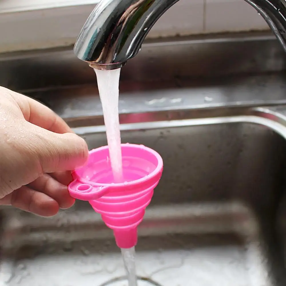 Переносные складные силиконовые безопасная воронка креативные предметы