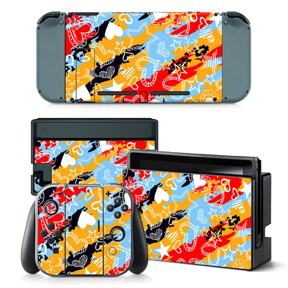 Новый дизайн наклейки кожи для Nintendo переключатель беспроводной контроллер |