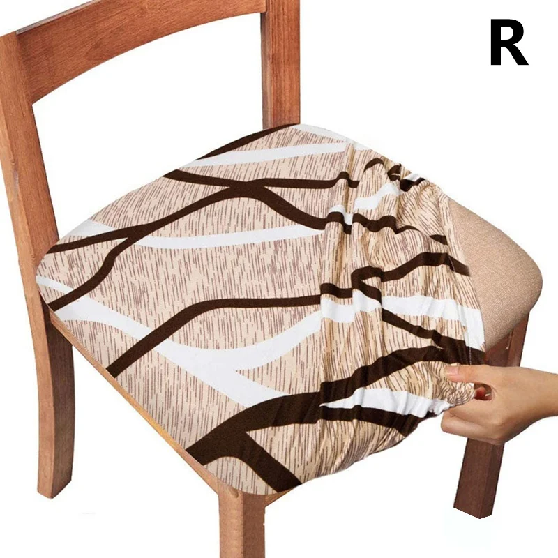 1 шт. съемное эластичное защитное сиденье для обеденного стула чехол сиденья с