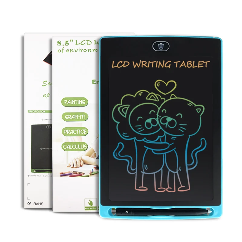 

2021 новые детские развивающие игрушки для рисования электронный WritingBoard Портативный 8,5 дюймов ЖК-планшет для детей