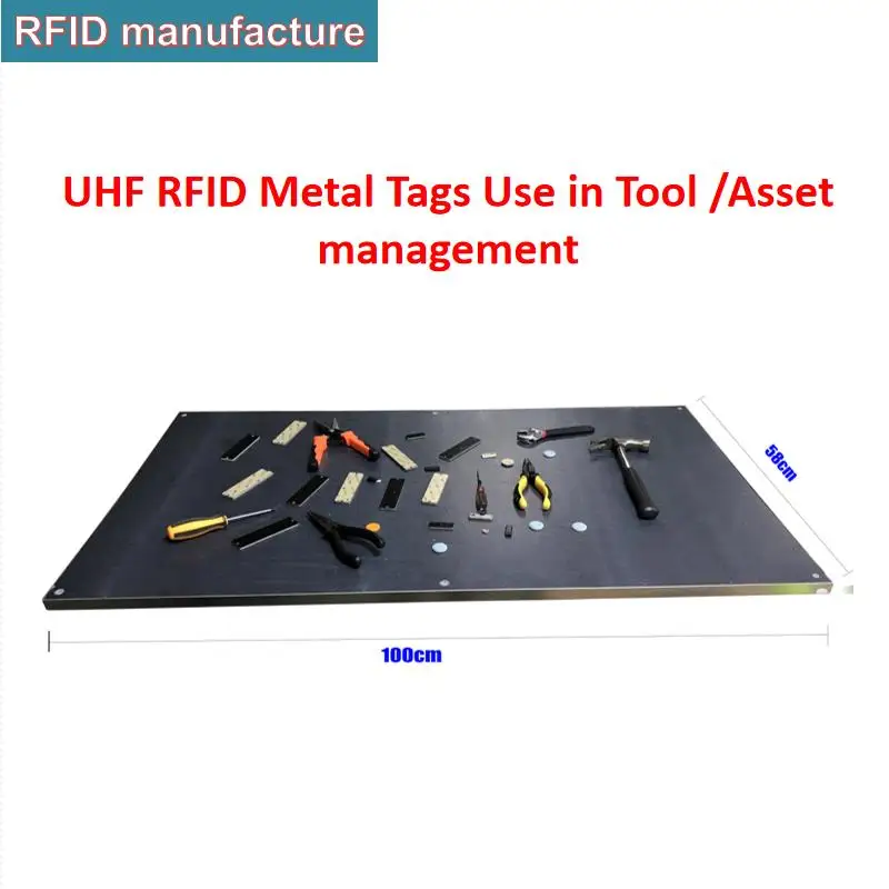 UHF rfid tag micro anti metal Monza4QT passive long range work for uhf reader rs232 860-960mhz asset tools trace | Безопасность и