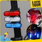 Задний фонарь для велосипеда с зарядкой от USB, водонепроницаемый Предупреждение онарь для горного велосипеда, Аксессуары для велосипеда