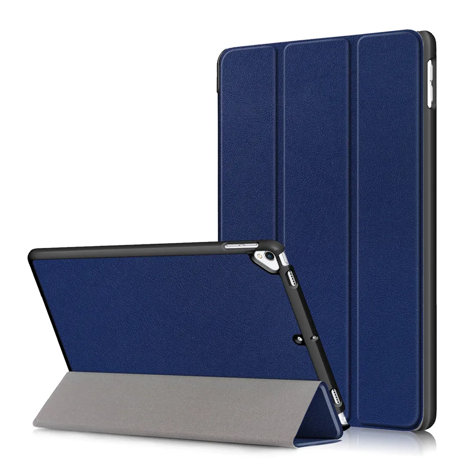 Для iPad Air 3rd поколения 10,5 чехол Smart Cover Funda для iPad Air 3 10,5 дюймов 10,2 7th складываются в три раза подставка мягкий чехол для задней панели