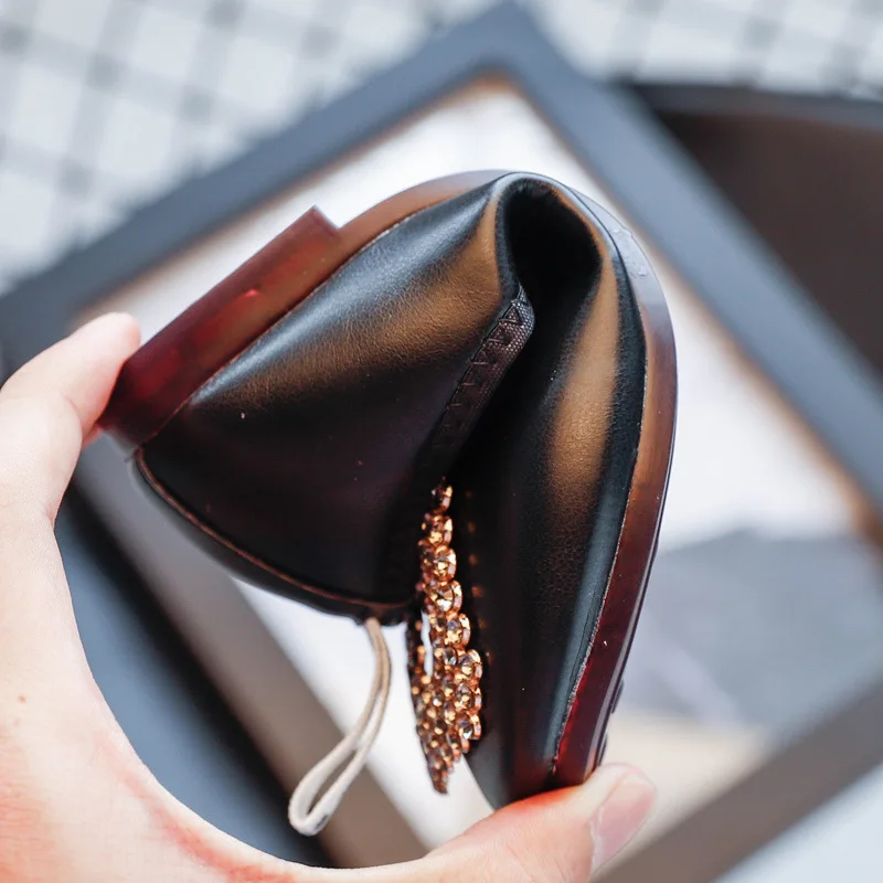 

New Fashion Spring Autumn Girl Shoes For Kids PU Leather Rhinestone Children Princess Shoes Waterproof kids Casual Shoe Footwear