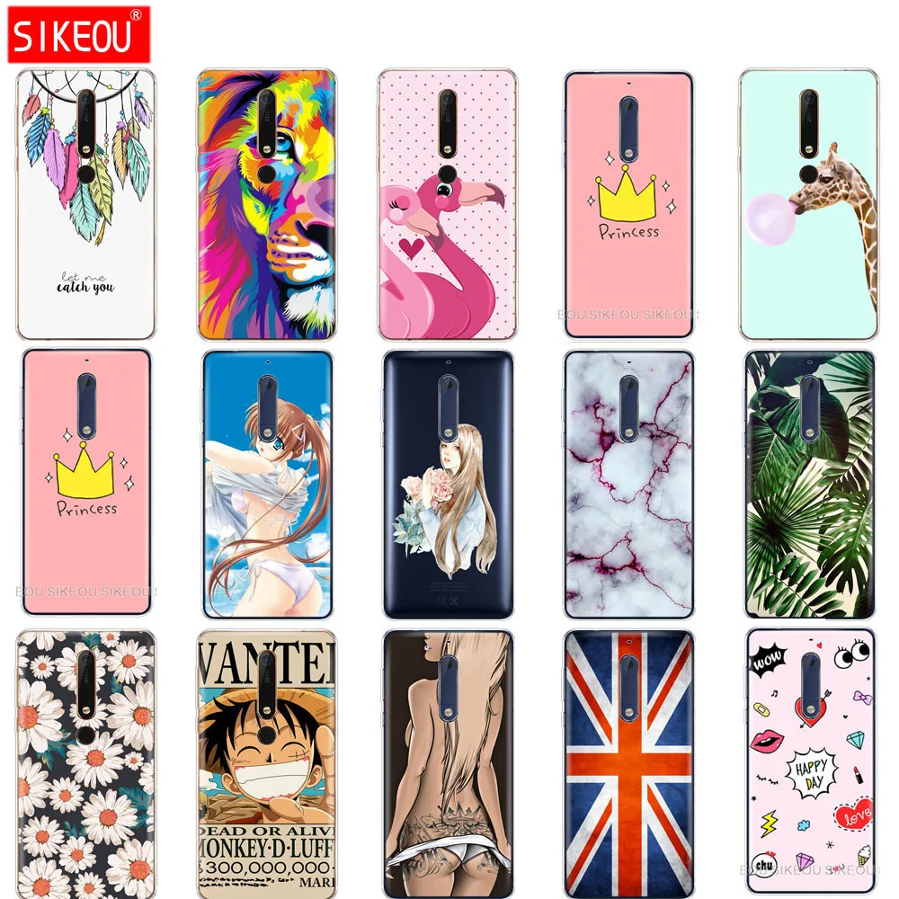 Силиконовый чехол для Nokia 5 3 6 7 8 9 2017 nokia 2018 1 2 мягкий из тпу задняя крышка полная