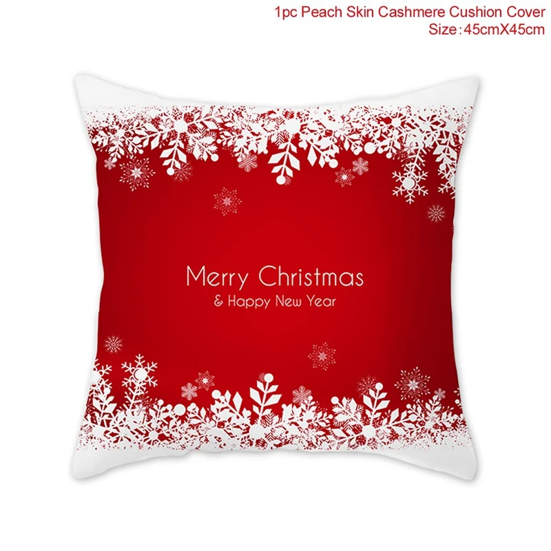 03-11 FENGRISE Merry Christmas украшение для дома Санта Клаус Подушка с оленем чехол Рождество Рождество Navidad счастливый год - Цвет: 03-11