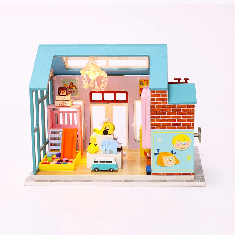 Игрушечный магазин дом в стиле аниме миниатюрный кукольный домик сделай сам