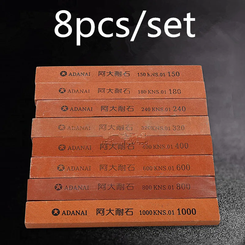 8 шт./компл. точилка с фиксированным углом масляный камень 150*20*10 мм заточка камня